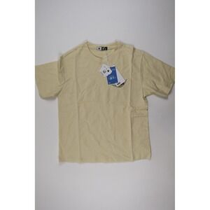 Semir T-Shirt Enjoy Your Trip Bear Graphic Yellow Solid L NWT